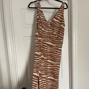 ZEBRA PRINT TANK DRESS, M.  "a new day"